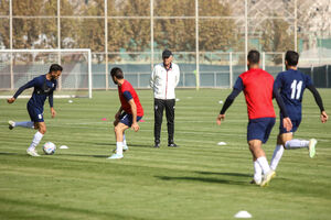 عکس/ آخرین تمرین تیم ملی فوتبال پیش از سفر به قطر