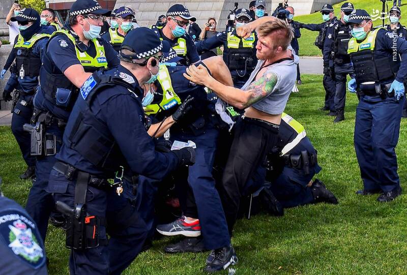 تظاهرات گسترده در اعتراض به محدودیت‌های کرونایی و اوضاع وخیم اقتصادی در پایتخت‌های اروپایی + تصاویر