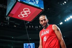 دیدار تیم ملی بسکتبال ایران و آمریکا