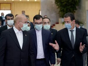دیدار قالیباف با بشار اسد
