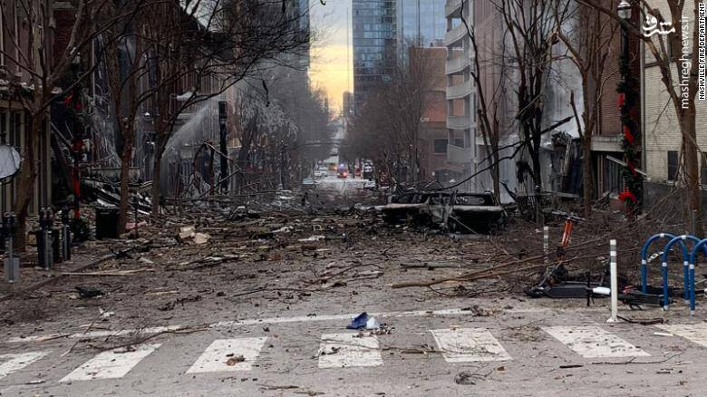 عکس/ انفجار قوی آمریکا را لرزاند