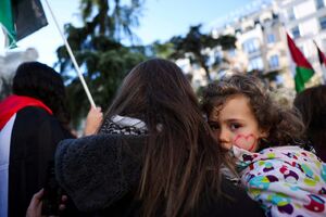 عکس/ تجمع حمایت از کودکان غزه در مادرید