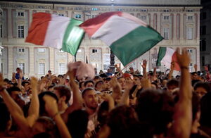عکس/ ایتالیا غرق شادی بعد از صعود به فینال یورو