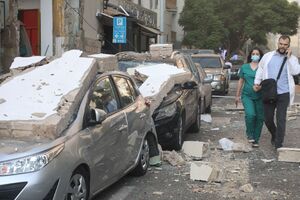 خسارت به خودروها در انفجار بیروت