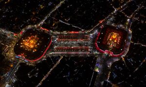 اولین تصاویر هوایی از راهپیمایی اربعین امسال