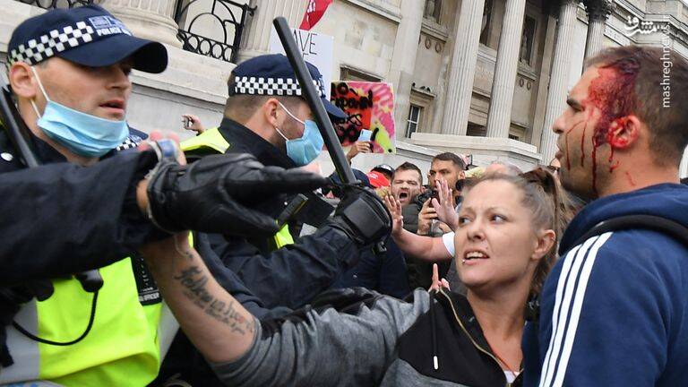 تظاهرات گسترده در اعتراض به محدودیت‌های کرونایی و اوضاع وخیم اقتصادی در پایتخت‌های اروپایی + تصاویر