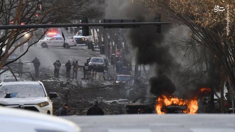 عکس/ انفجار قوی آمریکا را لرزاند