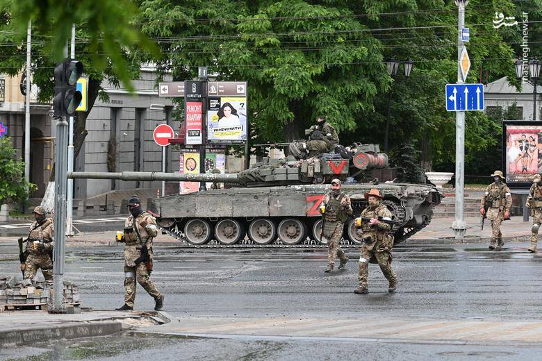 شورش نظامیان گروهک واگنر علیه دولت روسیه در روستوف