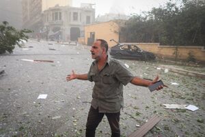 فیلم/ دقایقی پس از انفجار فاجعه آمیز بیروت