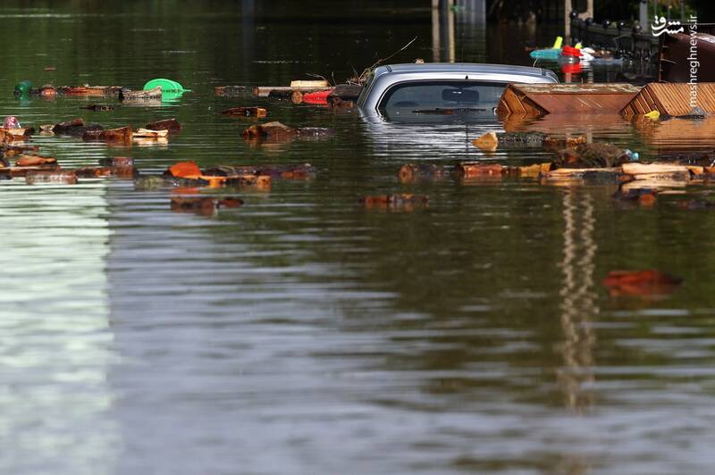عکس/ بخشهای از اروپا را آب برد