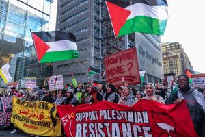 عکس/ تظاهرات حمایت از مردم غزه در نیویورک