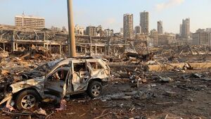 فیلم/ نزدیک‌ترین صحنه از انفجار امروز بیروت