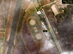 تصاویر هوایی از ردیابی موقعیت رهبر کره شمالی