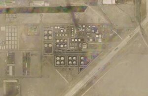 تصویر ماهواره‌ای از وضعیت پالایشگاه ابوظبی