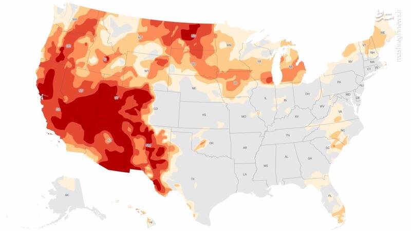 خشکسالی بی‌سابقه و بحران غذایی در آمریکا