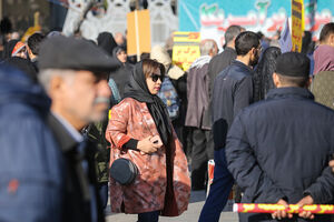 اجتماع مردم تهران در پاسداشت"حماسه 9 دی"