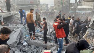 رفح بعد از بمباران جنگنده‌های صهیونیست‌ها