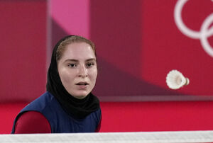 تصاویری از برد تاریخی دختر ایرانی در المپیک
