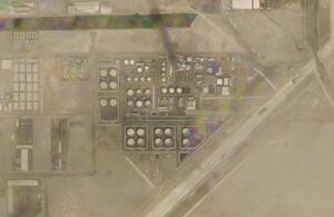 تصویر ماهواره‌ای از وضعیت پالایشگاه ابوظبی