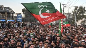 عکس/ اعتراضات به تقلب در انتخابات پاکستان
