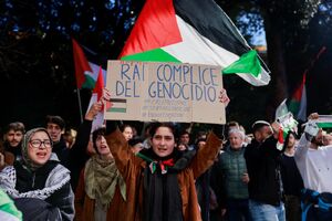 عکس/ تظاهرات حمایت از غزه در ایتالیا