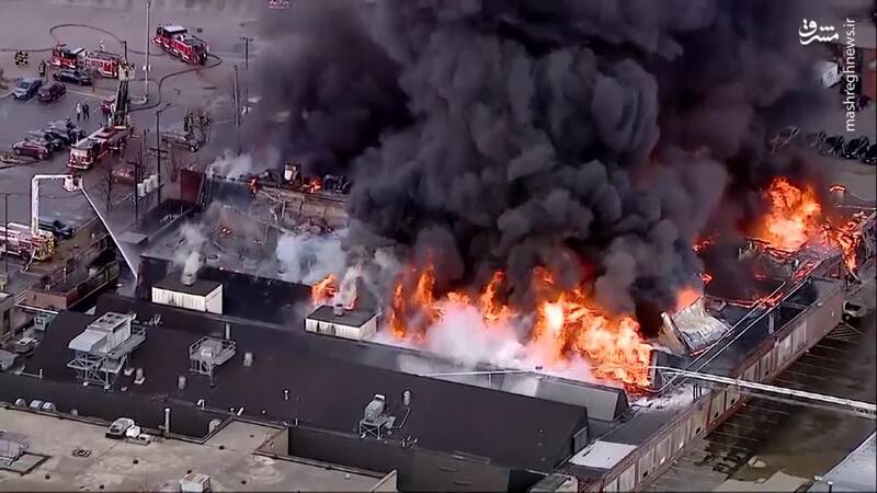 تداوم «آتش‌سوزی‌های مرموز و تصادفی!» در کارخانه‌های مواد غذایی آمریکا / ایالات متحده در آستانه ورود به بحران قحطی غذایی است + عکس