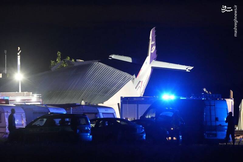 سقوط مرگبار هواپیما در فرودگاه ورشو _ لهستان