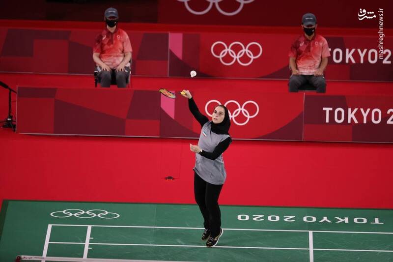 رقابت ثریا آقایی نماینده بدمینتون کشورمان با نماینده چین