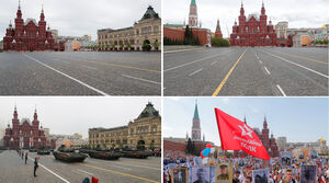 تفاوت رژه امسال و سال گذشته در مسکو