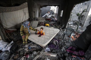 عکس/ زندگی در ویرانه‌های غزه